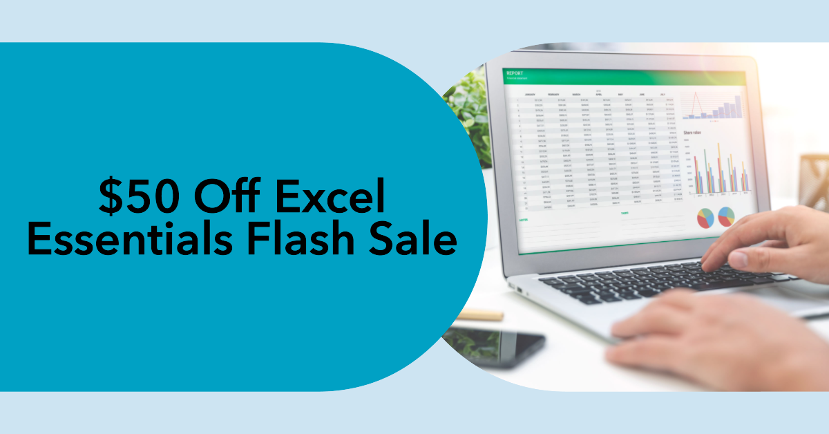 $50 Off Excel Essentials Flash Sale